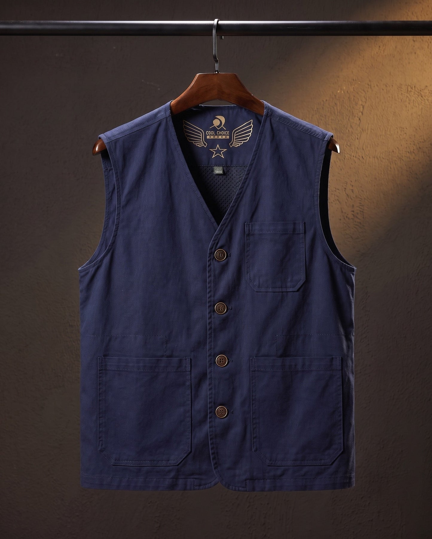 Severino Cotton Utility Vest